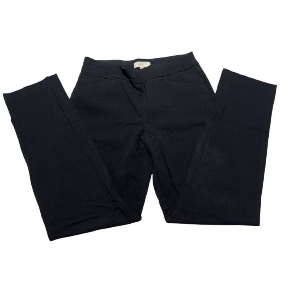 Talbots Black Stretch Trousers Size 10